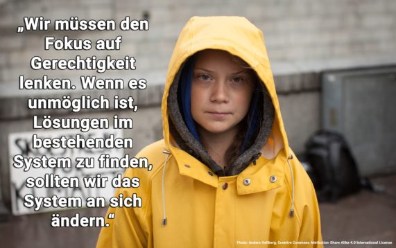 "Wir müssen den Fokus auf Gerechtigkeit lenken. Wenn es nicht möglich ist, Lösungen im bestehenden System zu finden, sollten wir das System an sich ändern." 